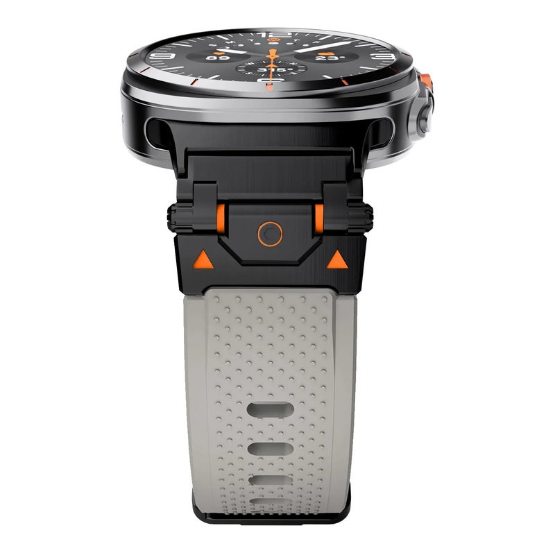 Bluejw Replacement Silicone Watch Strap for Samsung Galaxy Watch Ultra 47mm – Sports Band with Titanium Connectors, Durable & Comfortable Replacement Watch Band - Image 1