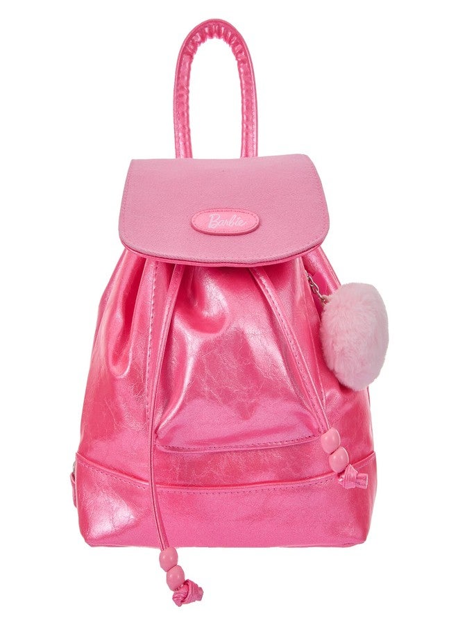 ميني سو حقيبة ظهر صغيرة من مينيسو باربي، حقيبة باربي جلدية متينة ومقاومة للماء وسهلة العناية، حقيبة ظهر باربي لطيفة وأنيقة للنساء والفتيات - Image 1