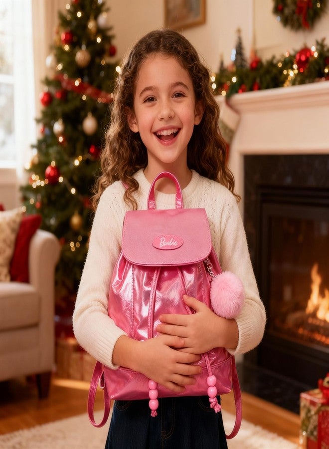 ميني سو حقيبة ظهر صغيرة من مينيسو باربي، حقيبة باربي جلدية متينة ومقاومة للماء وسهلة العناية، حقيبة ظهر باربي لطيفة وأنيقة للنساء والفتيات - Image 2