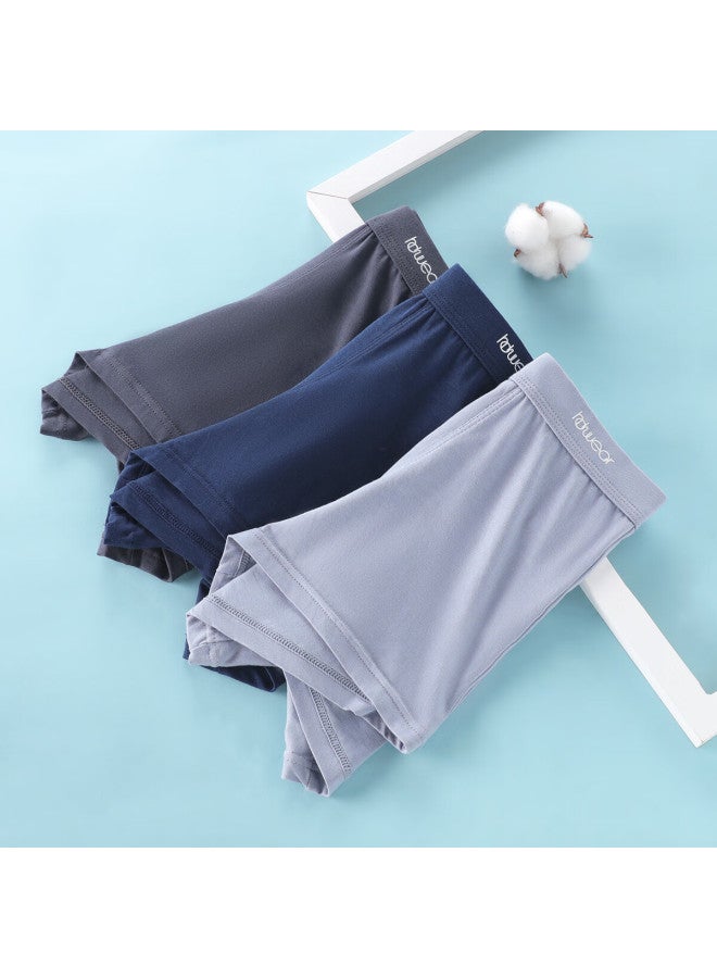 Hodo Modal Cotton Underwear For Men, Silk Antibacterial Crotch Seamless 3-pack Boxer Briefs Breathable Invisible Men's Underwear