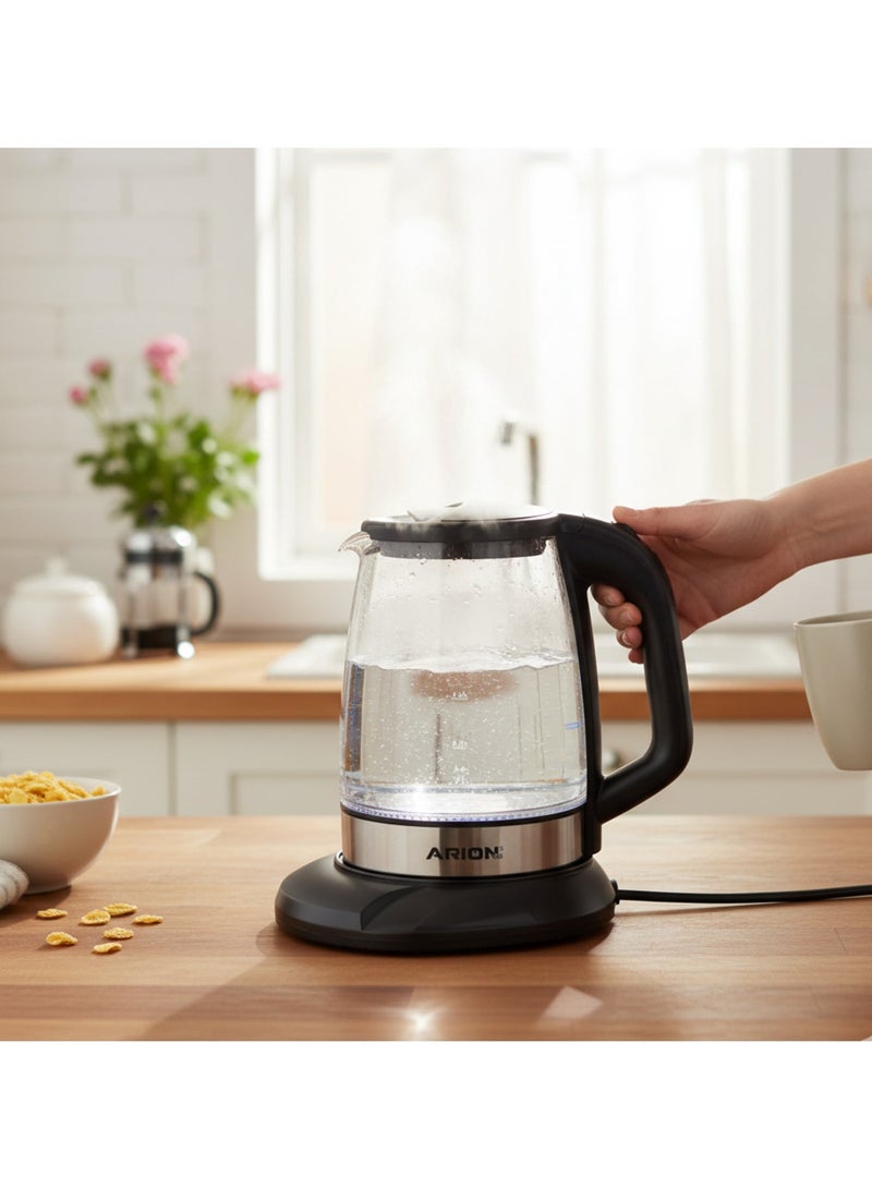أريون غلاية كهربائية زجاجية من أريون سعة 2.2 لتر AR-1224 - Image 2