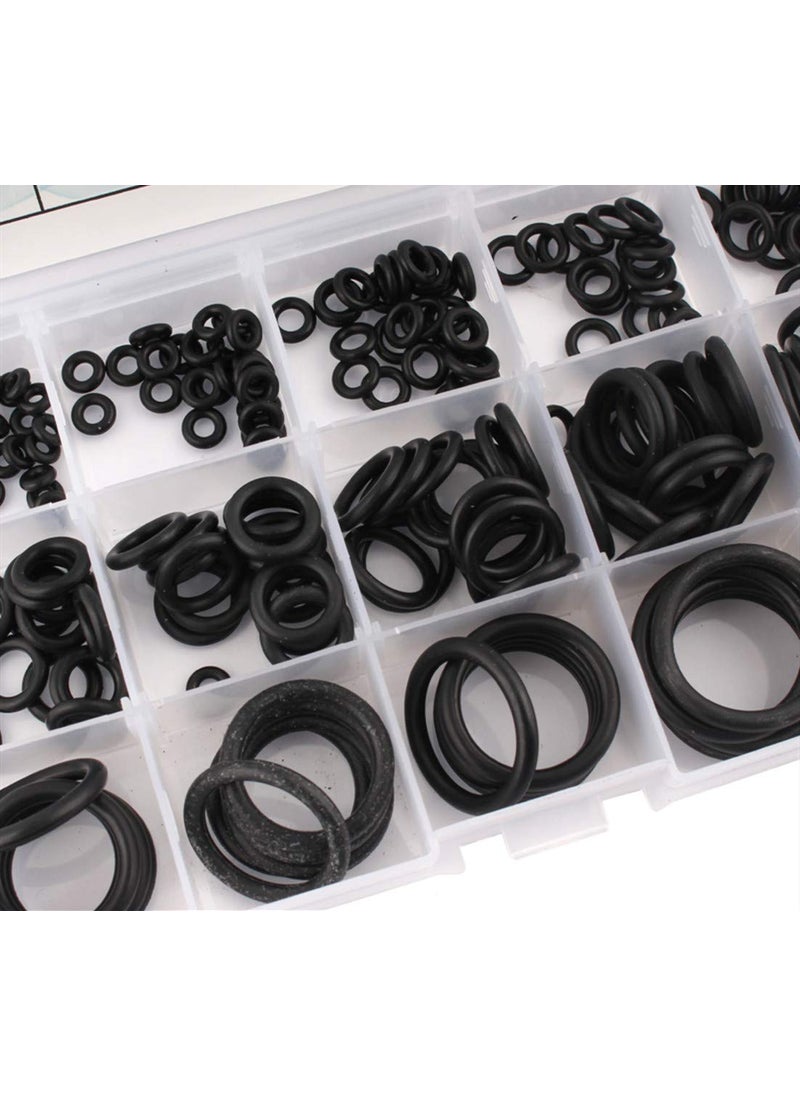 Nanlaohu 200PCS ORing Gasket kit Mooring Washer kit Waterproof Sealing Gasket ORing Pack 15 Size Silicone Rubber Rings  - Image 5