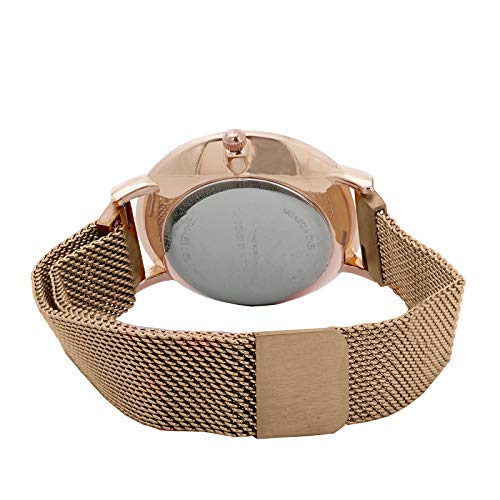 Joker & Witch Ivy Black Dial 14mm Rose Gold Stainless Steel Watch fror Women - Image 4