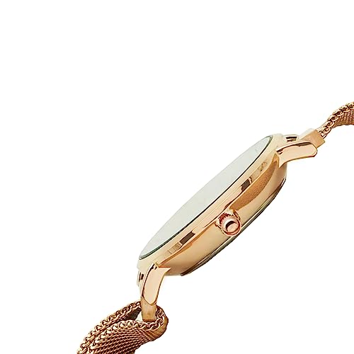 Joker & Witch Ivy Black Dial 14mm Rose Gold Stainless Steel Watch fror Women - Image 3