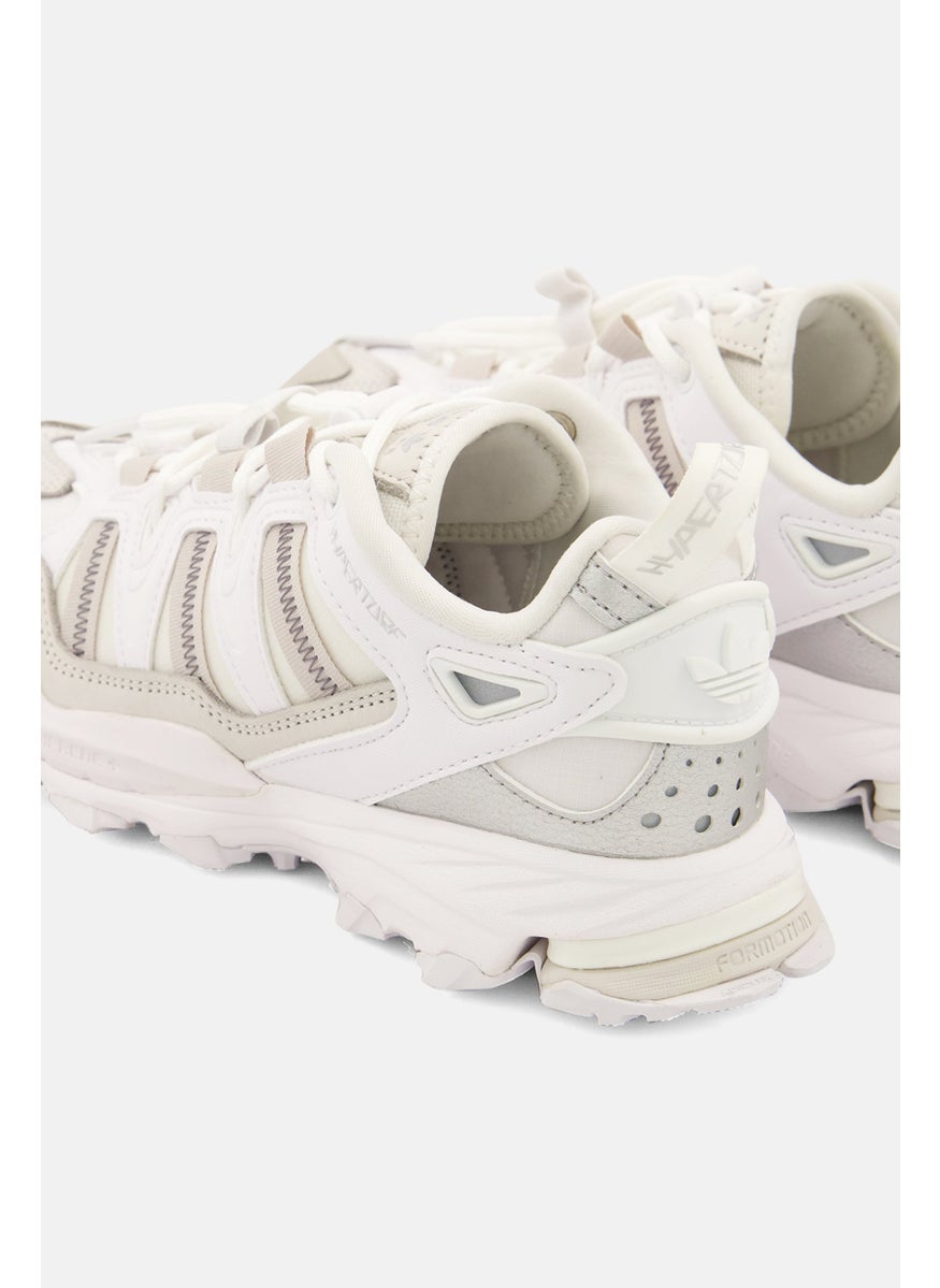 adidas Originals Kids Boy Hyper Turf Lace Up Outdoor Shoes, White  - Image 2