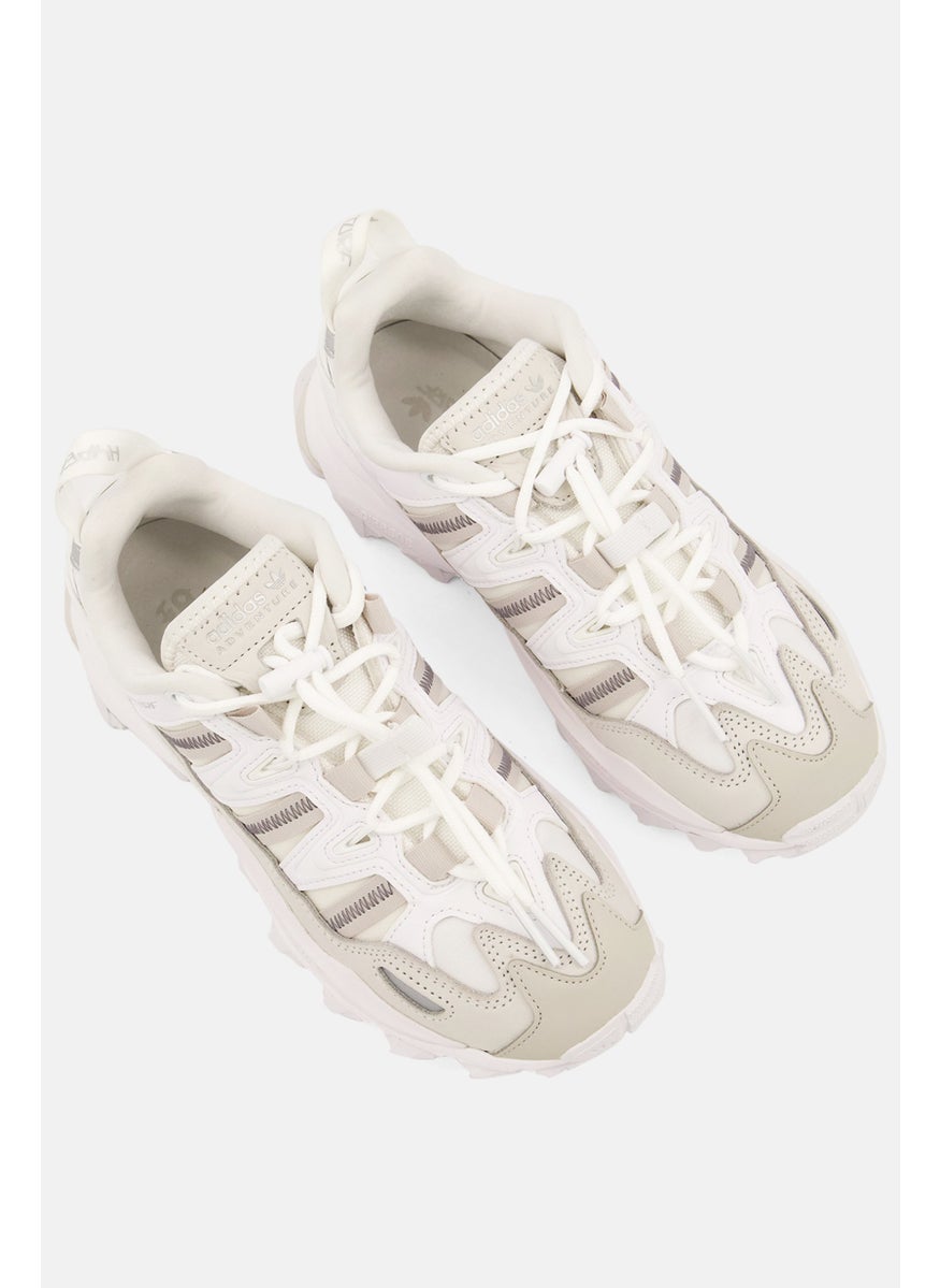 adidas Originals Kids Boy Hyper Turf Lace Up Outdoor Shoes, White  - Image 4