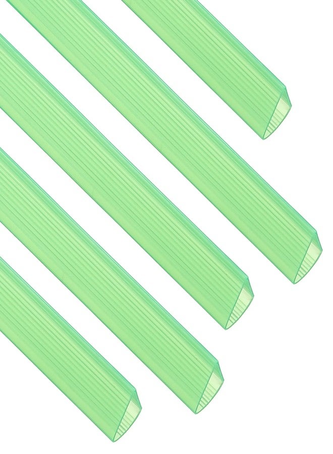 Patikil 10Pcs Binding Bars 13X15Mm Binding Bars Slide Grip 120 Sheets Capacity A4 Size Report Binder Presentation Binder For Study Office Report Cover Resume Transparent Green