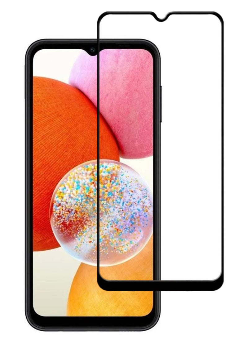 ACLIX Antistatic ESD Dustproof Premium Quality High Definition Tempered Glass Screen Protector Designed For Samsung Galaxy A14 - Image 1