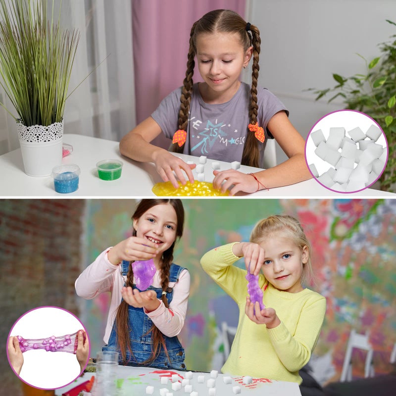 Junkin 400 Pcs Jelly Cubes Charms Accessories for Boys and Girls, DIY Art Crafts - Image 5