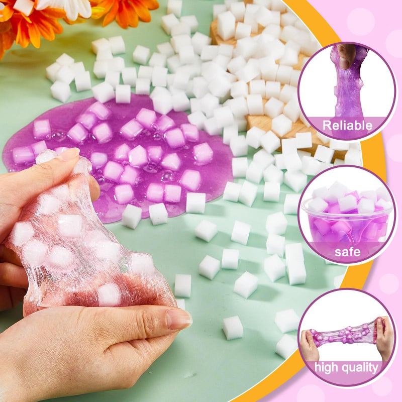 Junkin 400 Pcs Jelly Cubes Charms Accessories for Boys and Girls, DIY Art Crafts - Image 3