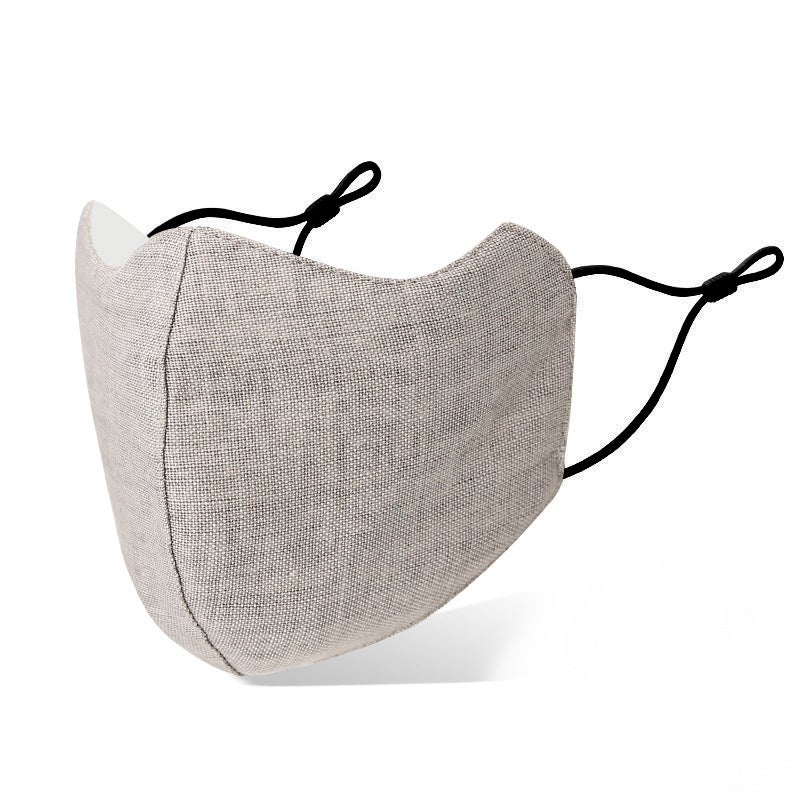 3-Layer Cotton Mask Warm Eye Corner Thickened Amazon Cold Protection 3D Three-Dimensional Autumn and Winter Mask Cloth Mask Cross-Border Khakis Khakis