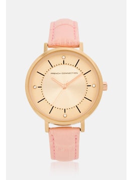 French Connection Women FCN00010A Analog Watch 34 mm, Rose Pink  - Image 1