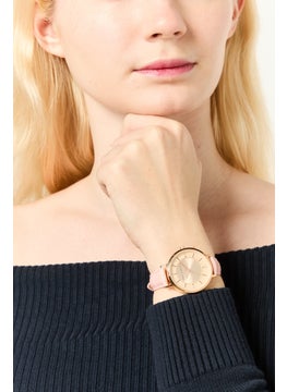 French Connection Women FCN00010A Analog Watch 34 mm, Rose Pink  - Image 2