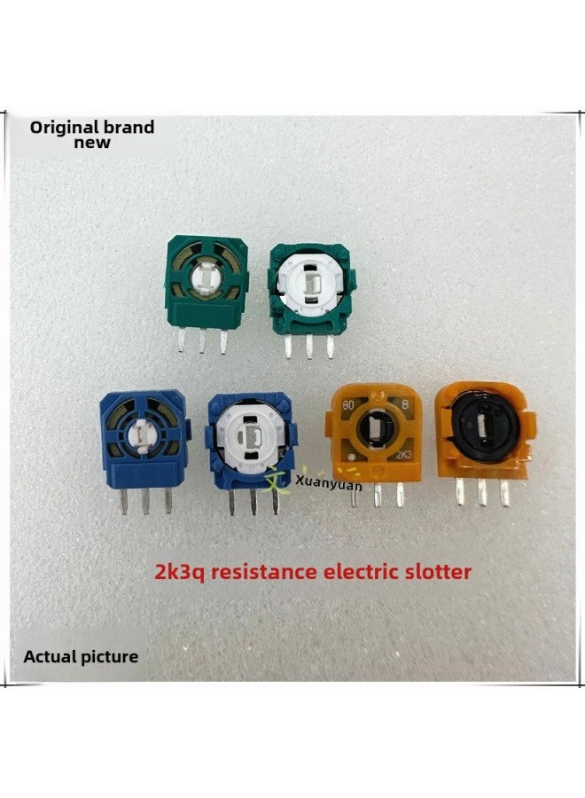 Original PS4/PS5 Rocker Potentiometer 3D Carbon Film Ps5 Handle Rocker Side Xbox One Potentiometer-Product Color:ALPS Original 10K3Ω Green Gray Core  - Image 3