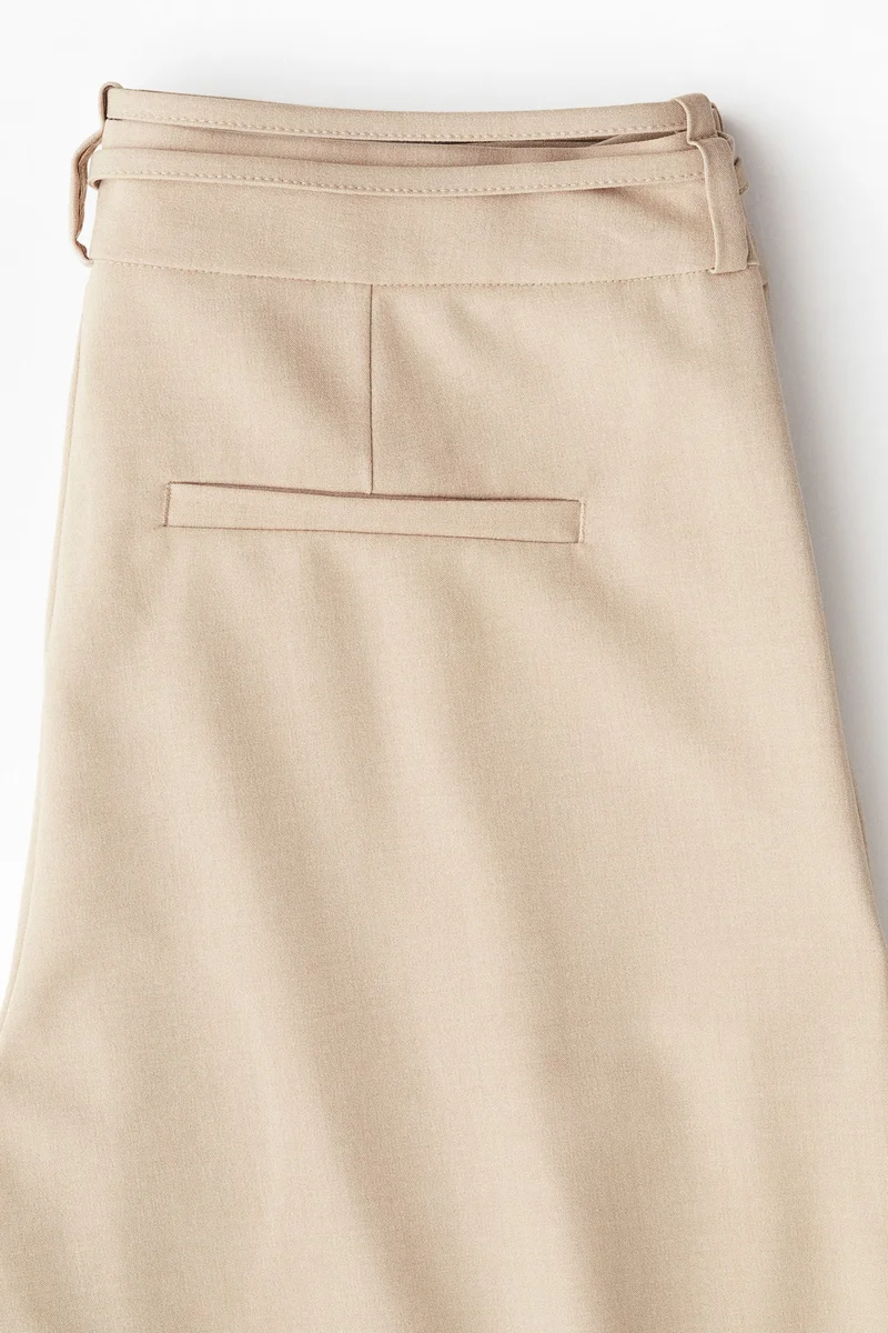 اتش اند ام بنطلون أنيق بحزام