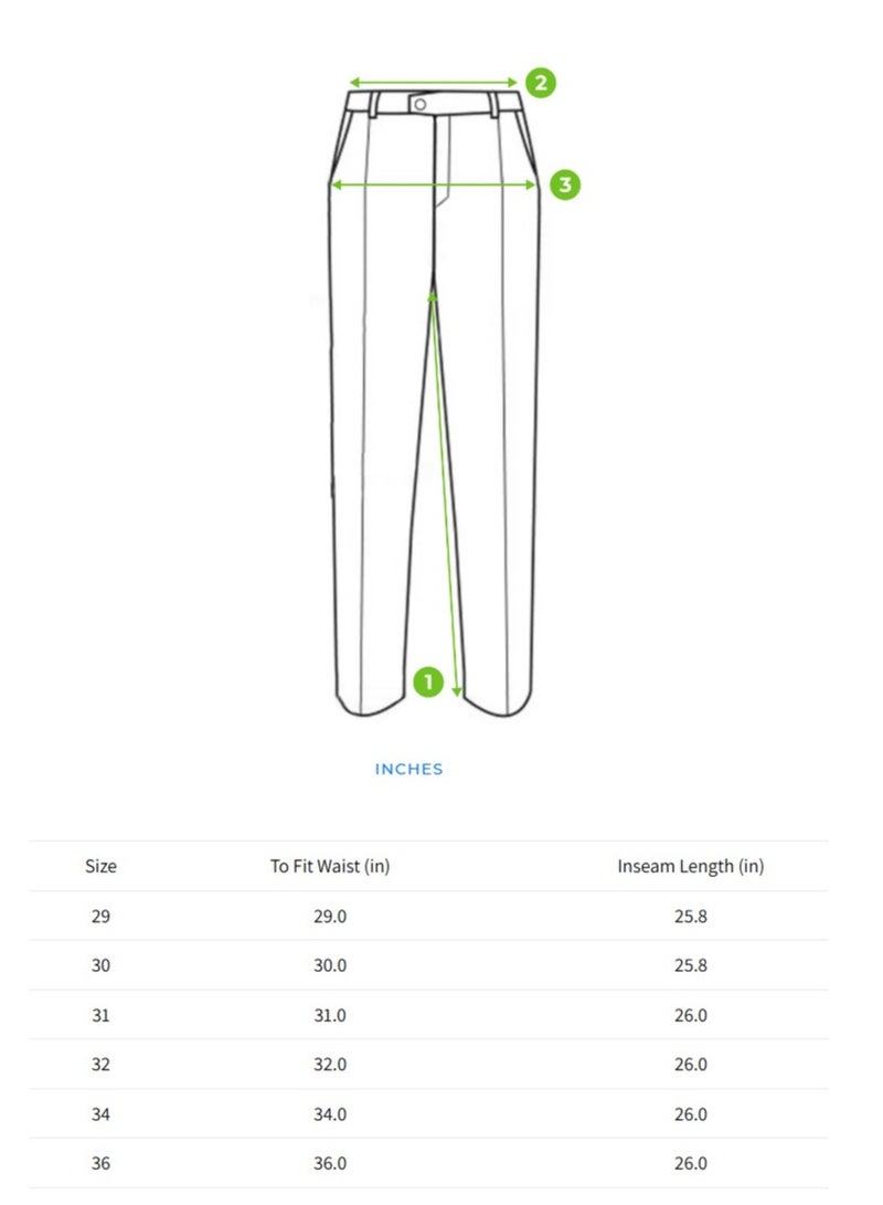 THE BEAR HOUSE Men's Classic Formal Trousers Stylish and Comfortable Dress Pants for Office Meetings, Business Travel, Professional Events, Corporate Settings, and Everyday Formal Wear - Image 3