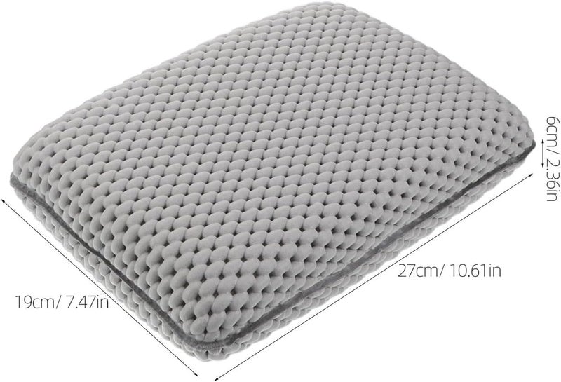 MAGICLULU 2pcs Non-Slip Bathtub Pillows with Suction Cups, Soft Foam Head and Neck Cushions for Spa Bathing and Relaxation, White and Gray Bath Cushions for Tub Comfort - Image 2