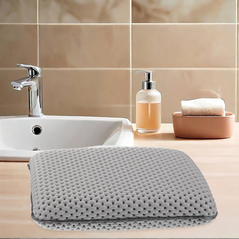 MAGICLULU 2pcs Non-Slip Bathtub Pillows with Suction Cups, Soft Foam Head and Neck Cushions for Spa Bathing and Relaxation, White and Gray Bath Cushions for Tub Comfort - Image 5