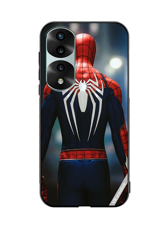 VR CREATIVE Protective Case Cover For Honor 70 Pro Spiderman Back Design Multicolour - Image 1