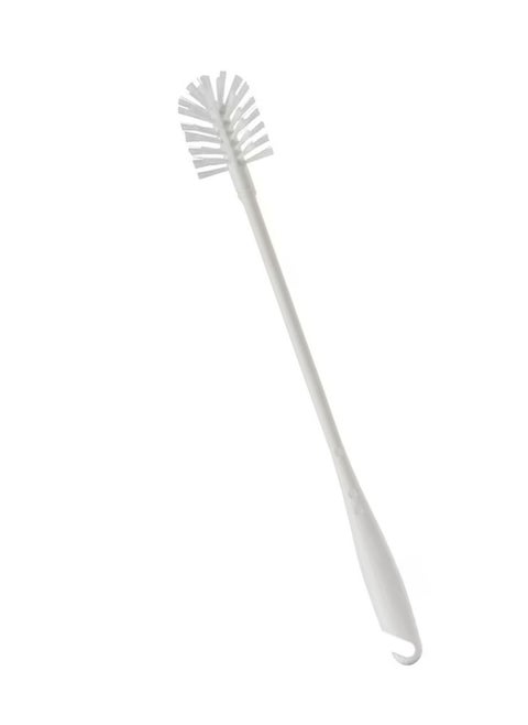 White bottle washing brush