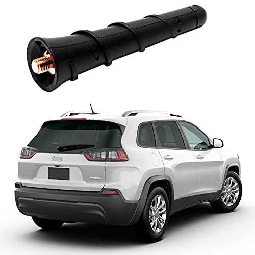 BASIKER 3.2 Inch Antenna for 2011-2025 Jeep Cherokee Grand Cherokee Compass Renegade, Dodge Journey Avenger Durango Dart Chrysler 200, Fiat 500, Car Roof Antenna, 68297936AA 5091100AA 5091100AB - Image 1
