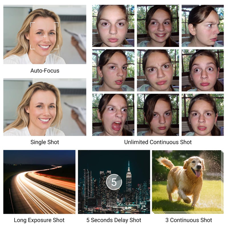 JJC Radio Wireless Remote Control Shutter Release for Canon EOS Rebel T7 T6 T5 EOS R50V R6 Mark III II R7 R8 R10 R100 RP R T8i T7i T6i T6s T5i T4i SL3 SL2 2000D 70D 77D 80D 90D M5 M6 Mark II & More - Image 4