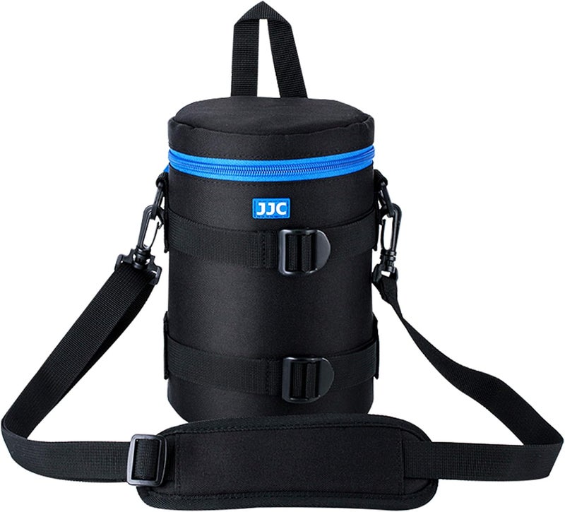 Fotasy JJC Water Resistant Deluxe Lens Pouch Case Bag for Canon EF 70-200mm 4L / EF 28-300mm 3.5-5.6 USM/EF 70-300mm 4-5.6L/ Nikon AF-S NIKKOR 70-200mm 4G ED VR/Nikon 80-200 F2.8, Inner Size:113 x 215mm - Image 1