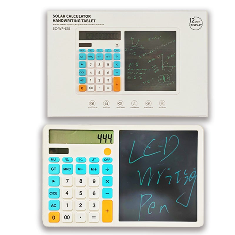 Cross-border mini calculator handwriting board students portable learning business office science function computer electronic board - Image 1