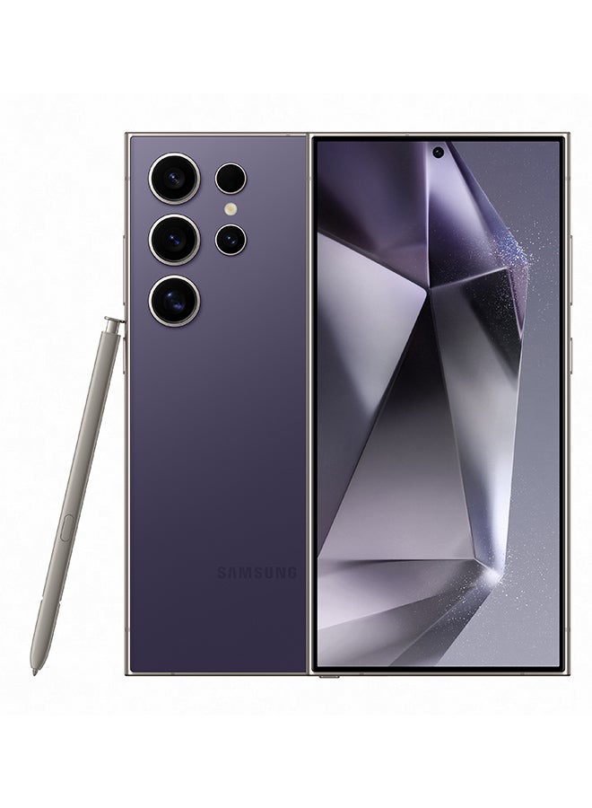 سامسونج جالكسي S24 ألترا Single+eSIM Titanium Violet 12GB RAM 256GB 5G - النسخة العالمية - Image 1