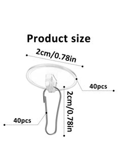 Oasisgalore 50 Pack Self Adhesive Wall Hook Ceiling Hooks Waterproof Seamless Wall Hooks Ceiling Suspension  - Image 2