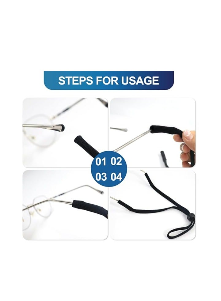 Oasisgalore 5 PCS Sunglasses Strap Eyeglass Holder Strap Glasses Cord Lanyard Rope Eyewear Retainer for Men Women Kids - Image 4