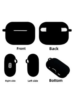 Generic Suitable For Airpods Pro2 Protective Case Silicone Case Airpods4 Apple Wireless Bluetooth Headset Case-Color:Red (with Hanging Ears 1.2mm)-Applicable Models:Airpods Pro2 Naked  - Image 3