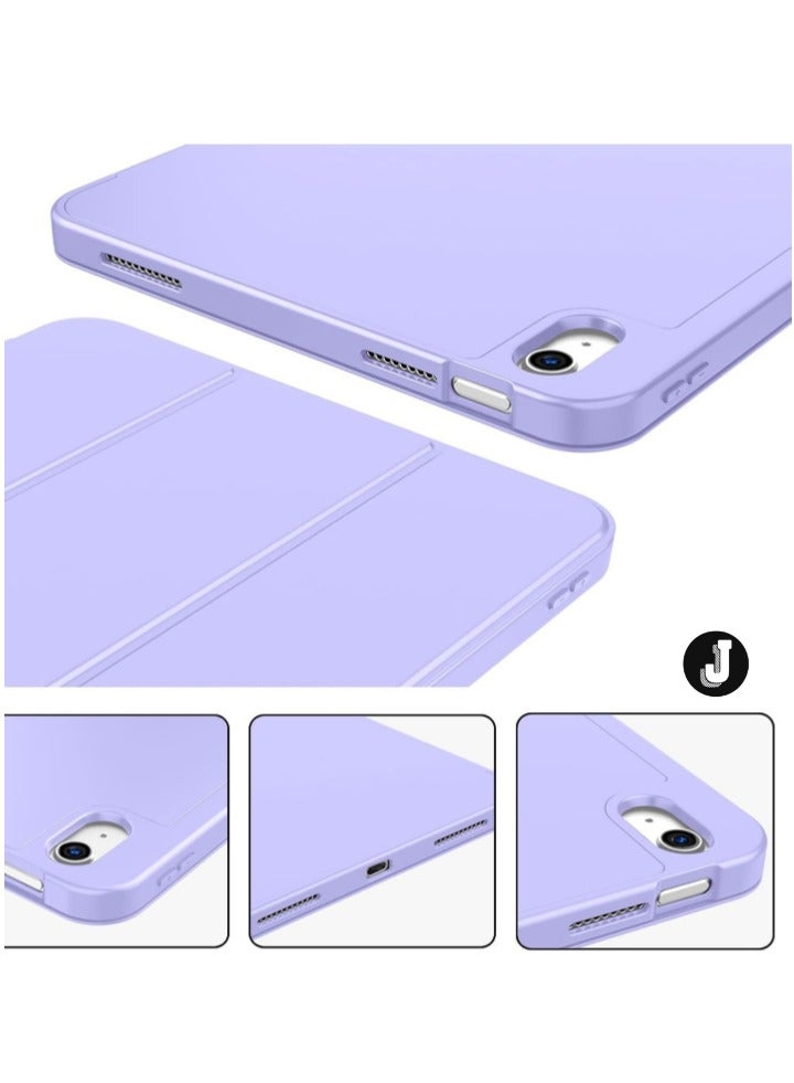 JAJEEK "iPad 10th Generation Case (10.9 Inch, 2022) – Smart Case with Pencil Holder, Soft TPU Back, Auto Wake/Sleep Support – Light Purple" - Image 4