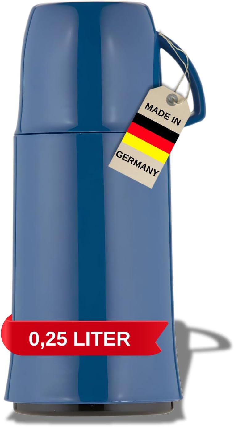 Helios Elegance Insulated Bottle - Blue 0.25 Litre - Image 1