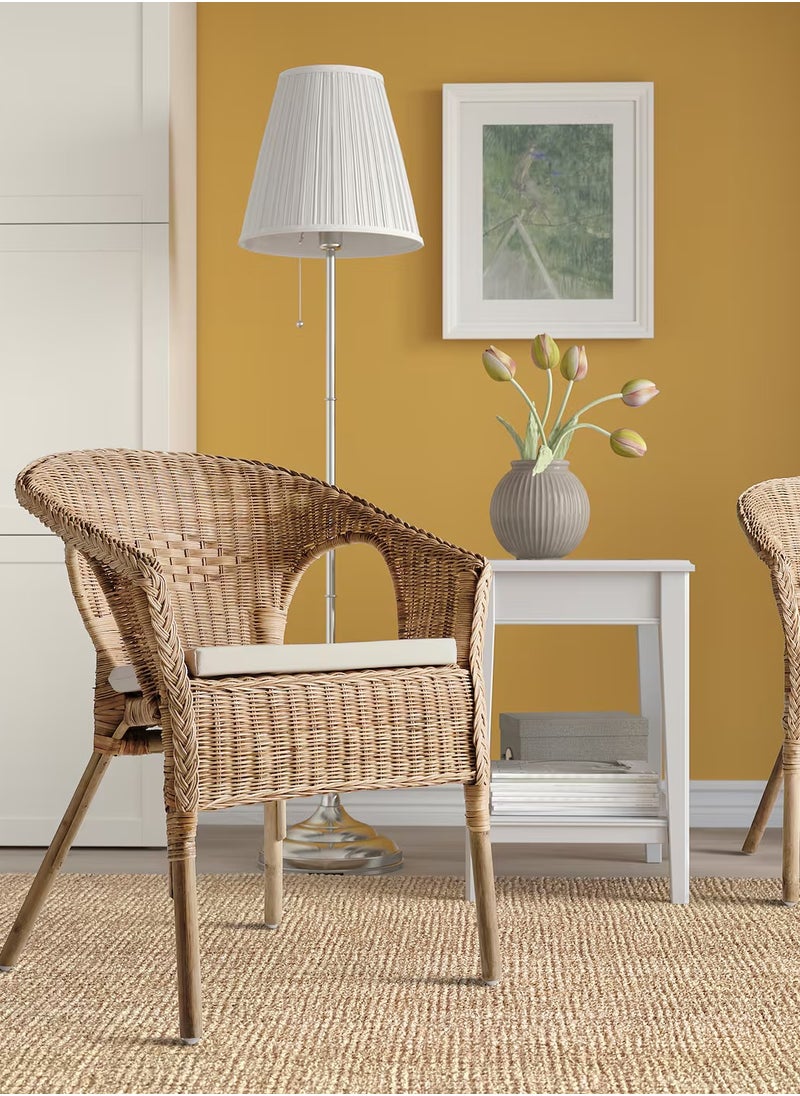 Zaboon - Armchair with cushion, rattan/Norna natural - Image 1