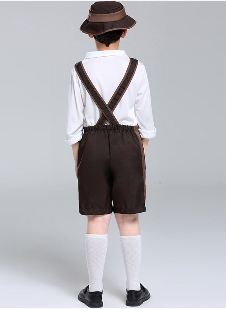 Al Aoyama Boy's German Oktoberfest performance costume, Alpine folk costume  - Image 4