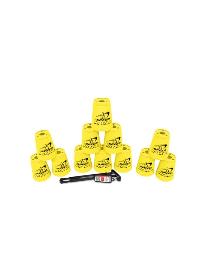 Speed Stacks SPST Cup Set Yellow - Professional Sport Stacking 12-Piece Set For Competitions