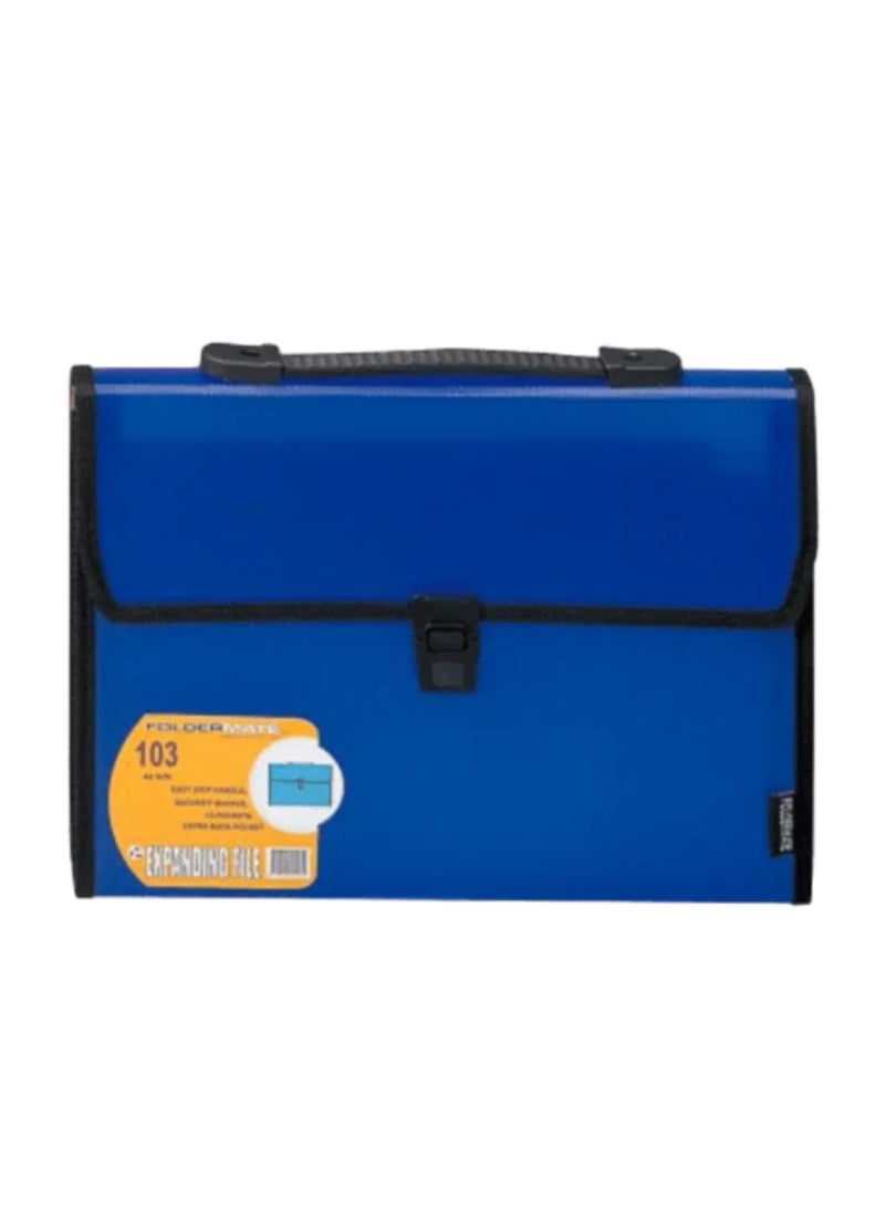 Foldermate 10-Piece 13-Pocket Buckle Closure A4 Expanding File Multicolor FE-103-ASS - Image 2