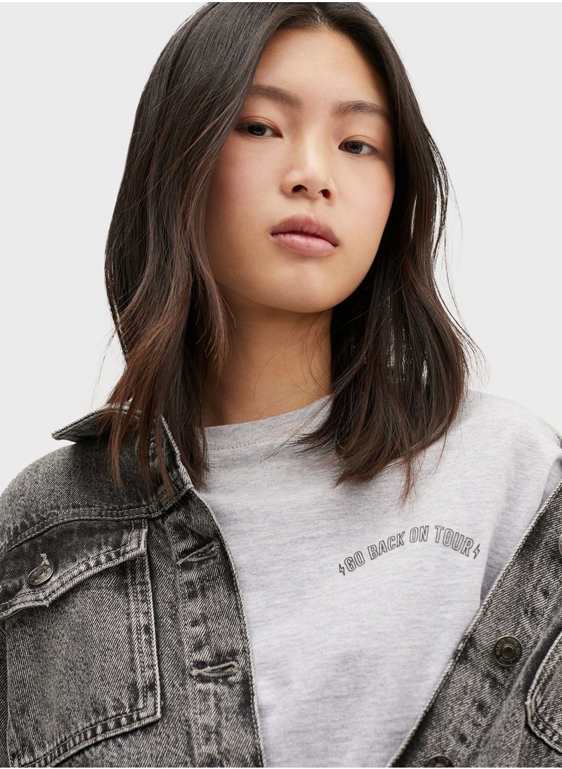 MANGO - Kids Slogan T-Shirt - Image 1