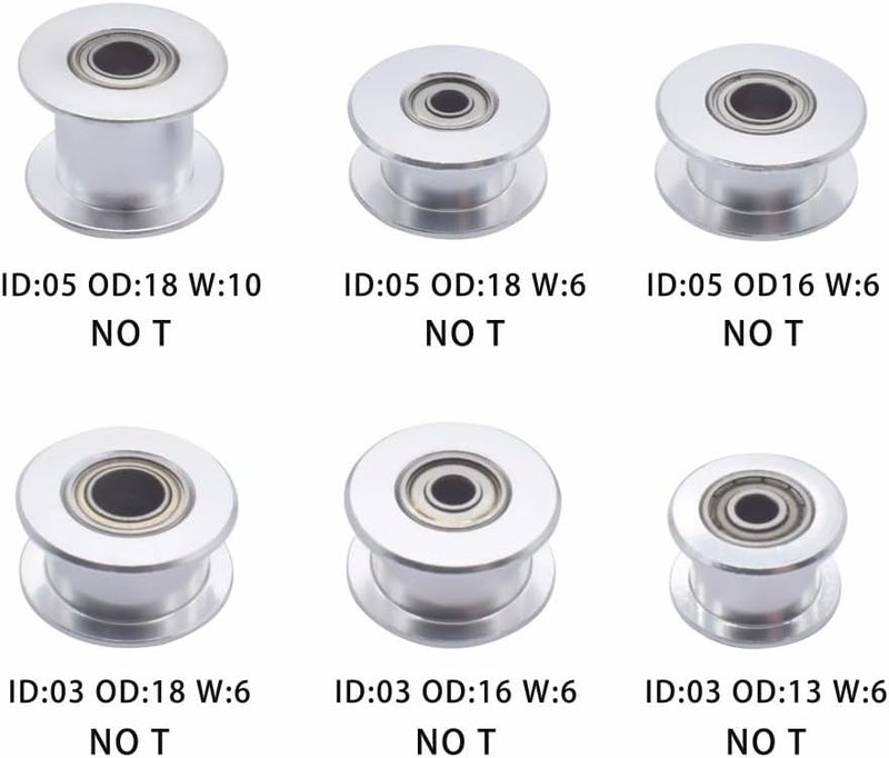 16T Timing Pulley 3mm Bore 6mm Width Aluminium Gear For 3D Printer Reprap - Image 4