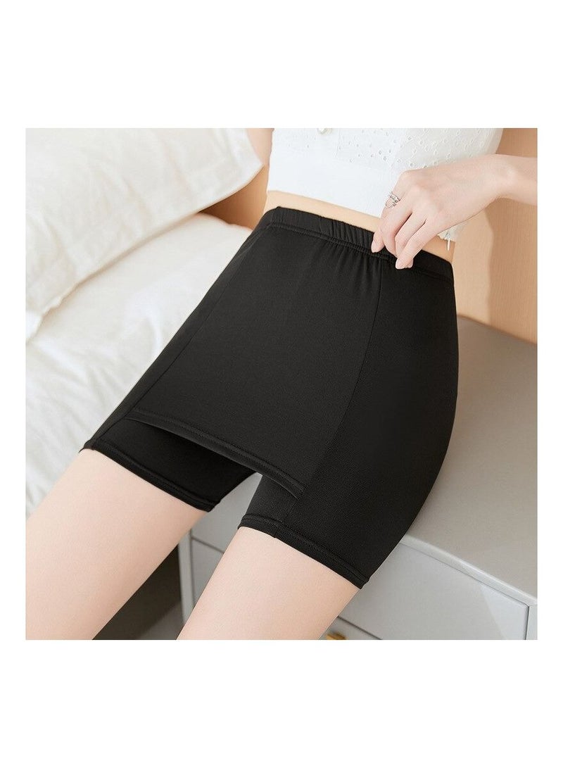 Women's Seamless Smooth Ice Silk Boyshort windproof Under Skirt Shorts, Cycling Shorts, Yoga Shorts Safety Shorts - Image 3