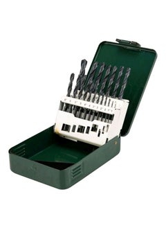 NIBEMINENT 19-Piece HSS R Corrosion Resistant Chisel Edge Drill Bit Set Grey  - Image 1