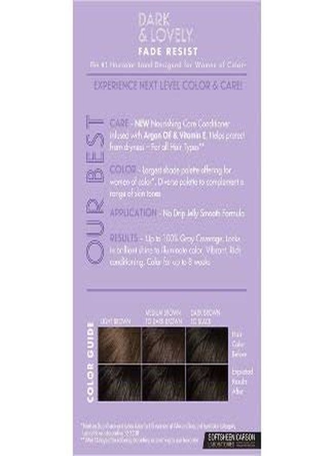 SOFT SHEEN Dark & Lovely Hair Color Jet Black 1Kit (Pack of 2) - Image 3