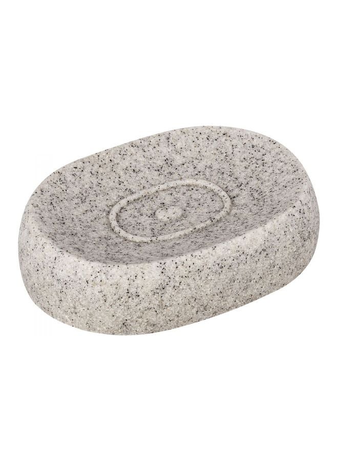 وينكو وعاء صابون من راتنج البوليستر رمادي 12.5x8.9x3.1سم - Image 1