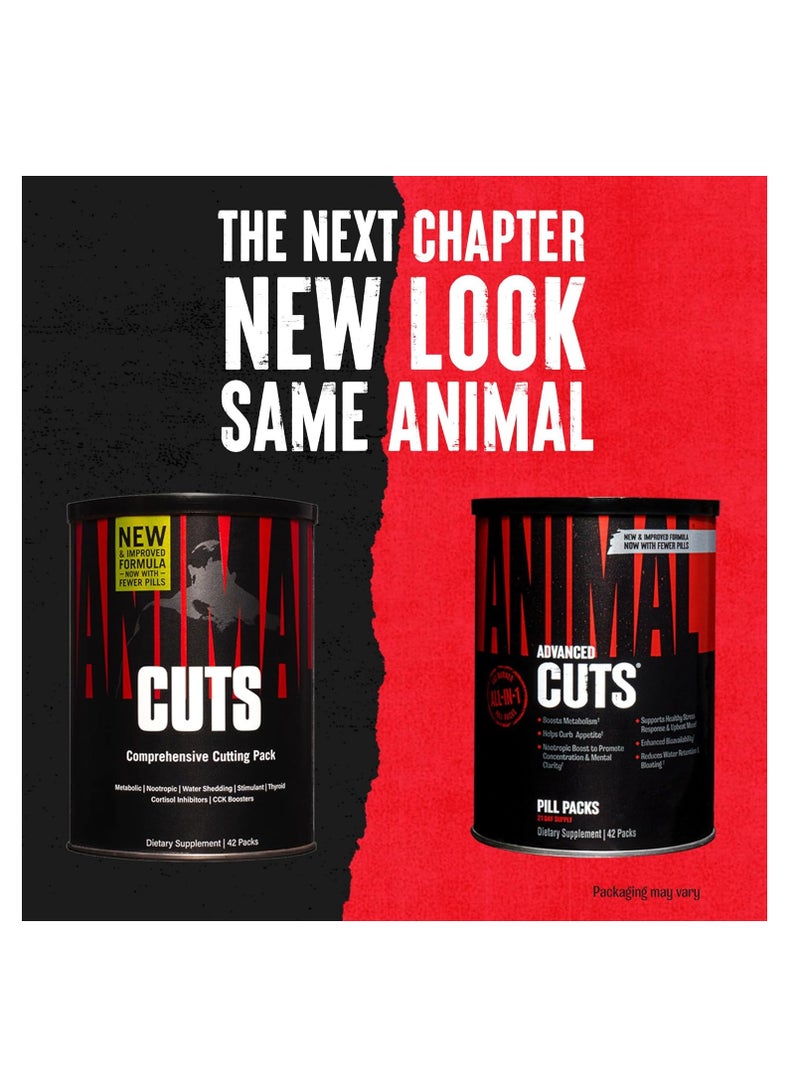 يونيفرسال نيوتريشن مكمل UN Animal Cuts الكل في واحد لحرق الدهون مع دعم توليد الحرارة والتمثيل الغذائي، 42 عبوة - Image 2