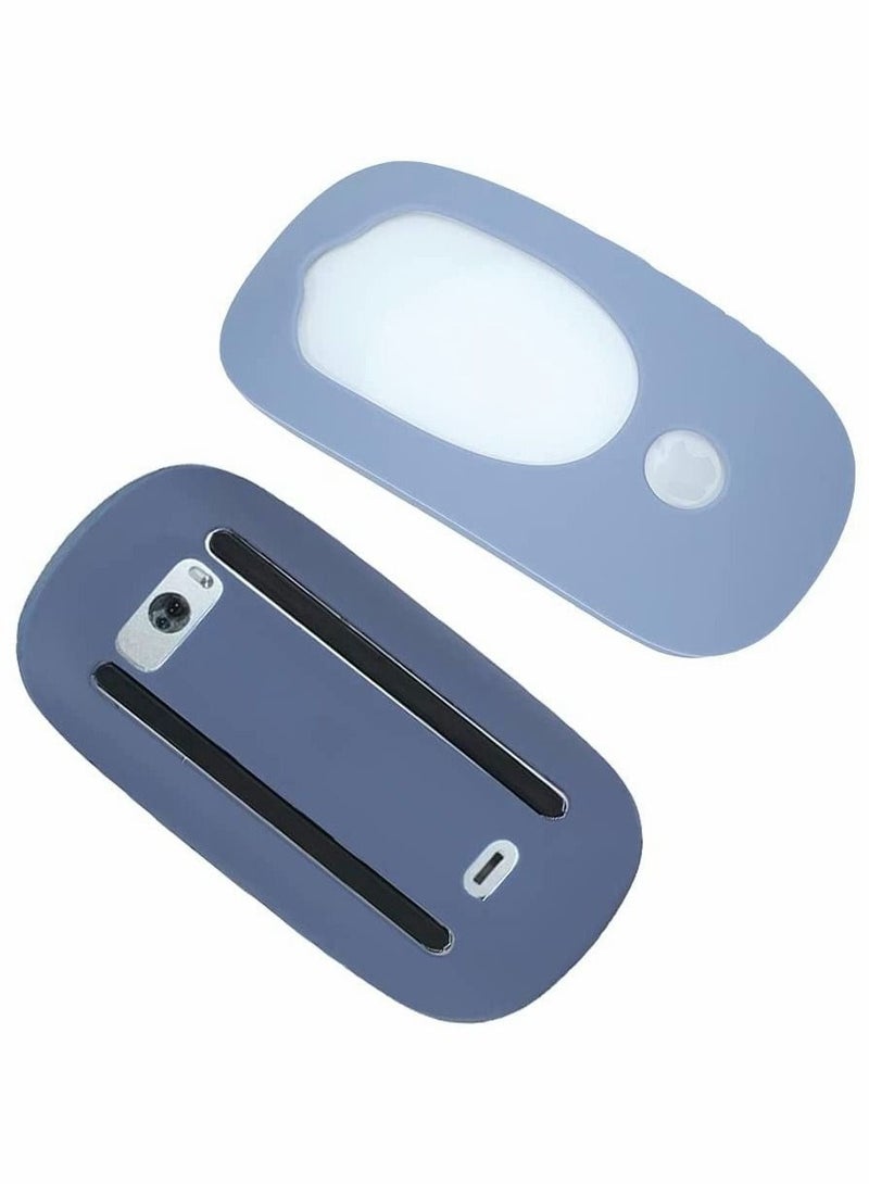 Silicone Mouse Cover 2 Pack Lightweight Protection for Apple Mouse Available in Blue Shades - Image 1