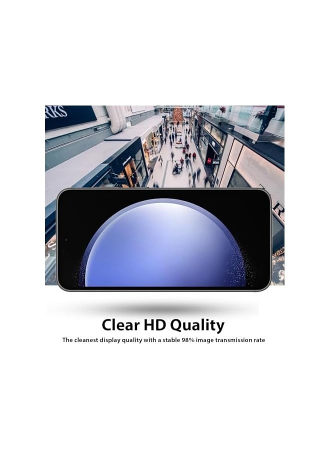 PROMASS Screen protector compatible with Galaxy S23 FE Tempered Glass, Distinctive High End Protective Film [Anti-Glare][HD Full Coverage][Easy Installation] FOR Galaxy S23 FE - Image 4