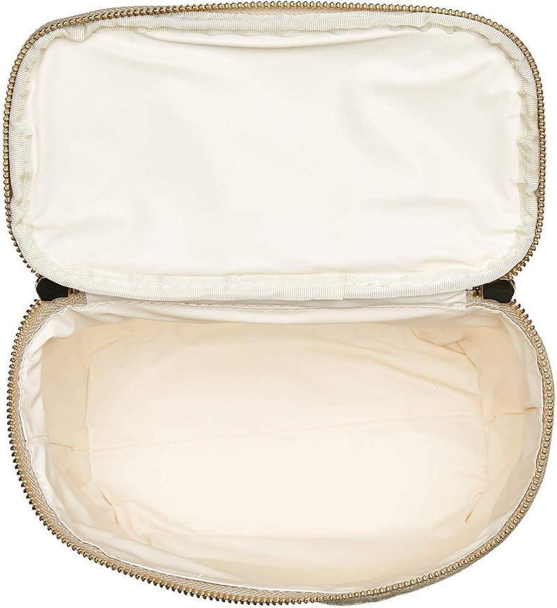 kate spade new york Insulated Lunch Tote, Small Lunch Cooler, Thermal Bag with Double Zipper Close and Carrying Handle, Flamingo Dot - Image 2