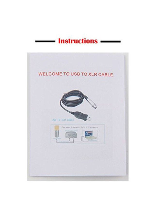 SiYear USB to XLR Female 3 Pin Cable, XLR to USB Microphone Cable Studio Audio Cable Connector Cords Adapter for Instruments Recording Karaoke Singing (10FT) - Image 5