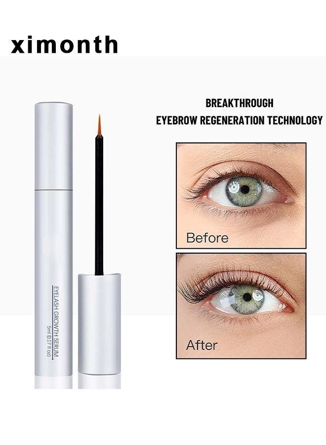 ximonth Advanced Eyelash Growth Serum 5ml, Eyelash Enhancing Serum, Appearance of Longer and Thicker Eyelashes, Enhances and Protect Against Breakage, Improving Flexibility - Image 2